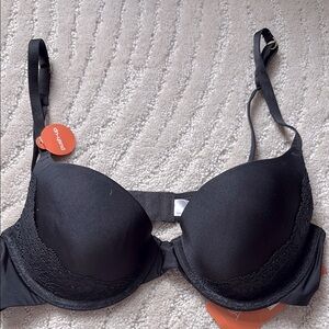 NEW Gilligan & O’Malley Favorite Gel Push Up Bra Lace Detail 36A